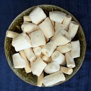 cassava peeled frozen 10kg pack
