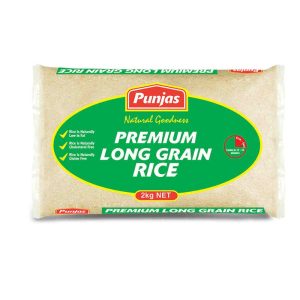 punjas long grain rice 2kg